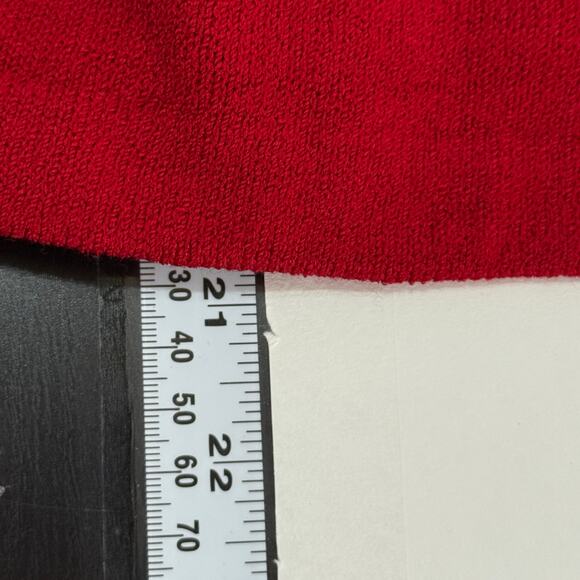 St. John S Womens Red Santana Knit Boxy Tank Power Red Country Club Old Money - Picture 6 of 7